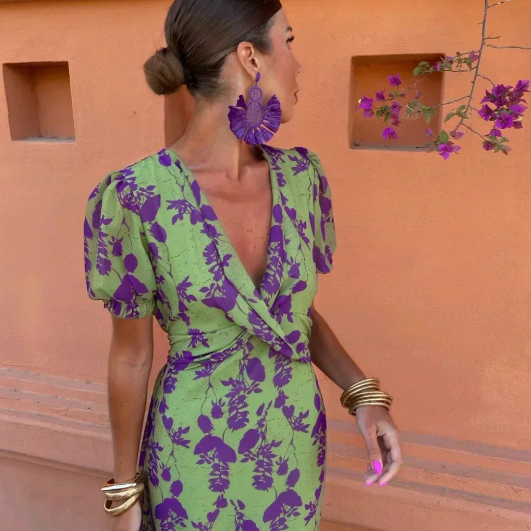 Lavanda | Vestido acampanado