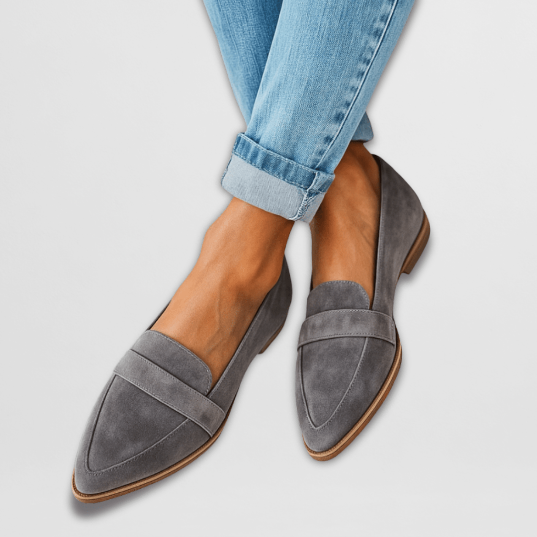 Helena | Mocasines de suave piel de ante