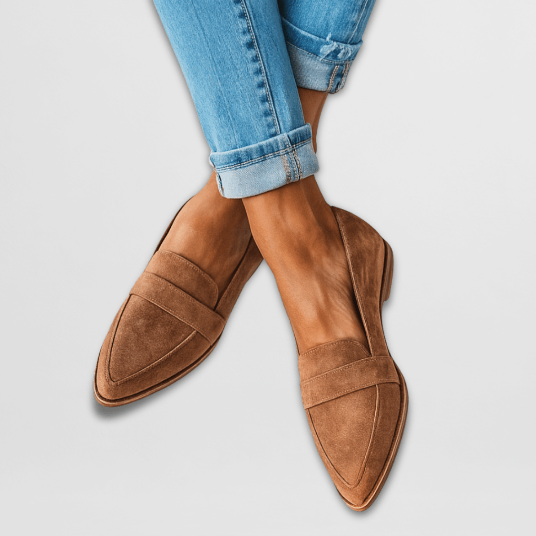 Helena | Mocasines de suave piel de ante