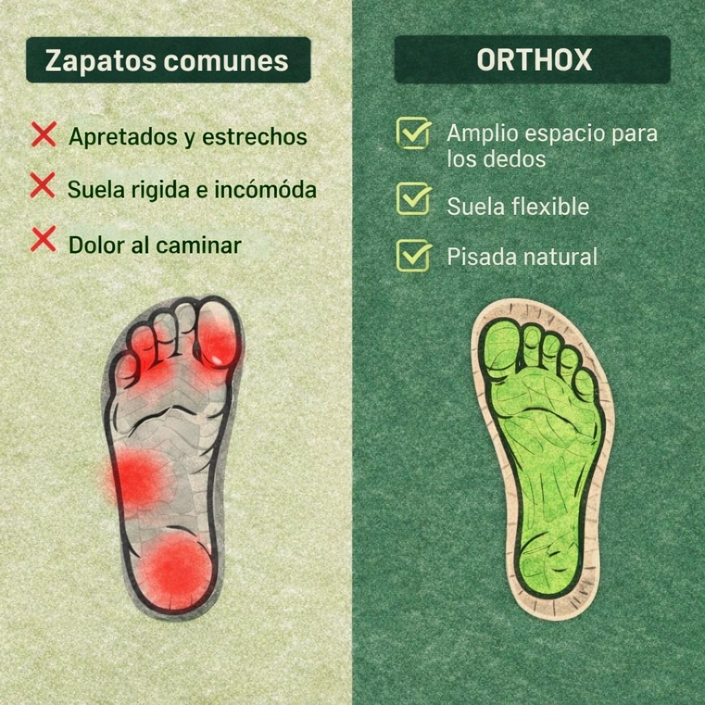 OrthoX - Calzado de confort para el alivio del dolor - Unisex | Diseño Ergonómico