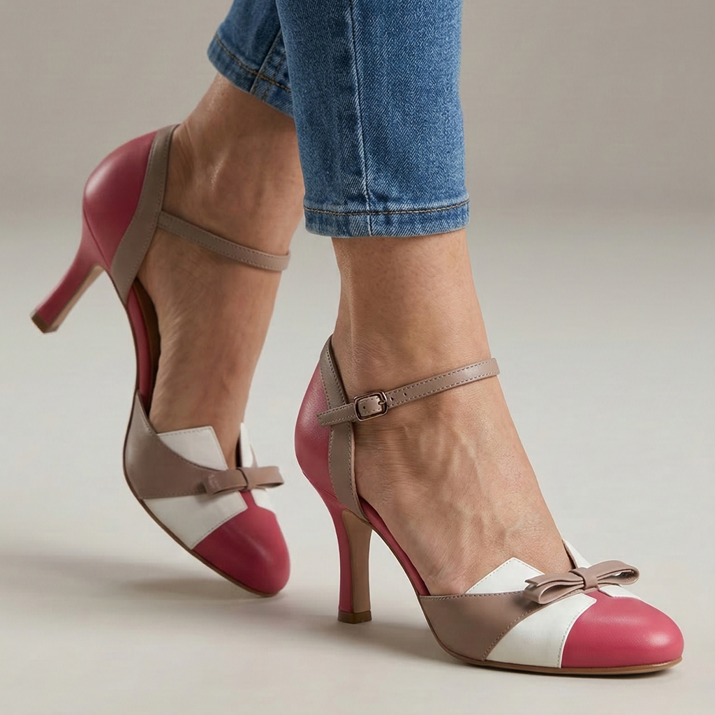 Élise | Zapatos de tacón cómodos de piel
