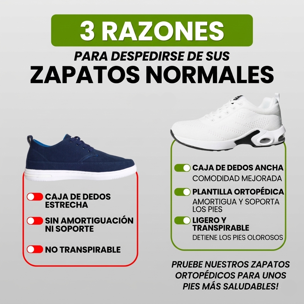 OrthoCare - Zapatos ergonómicos para el alivio del dolor