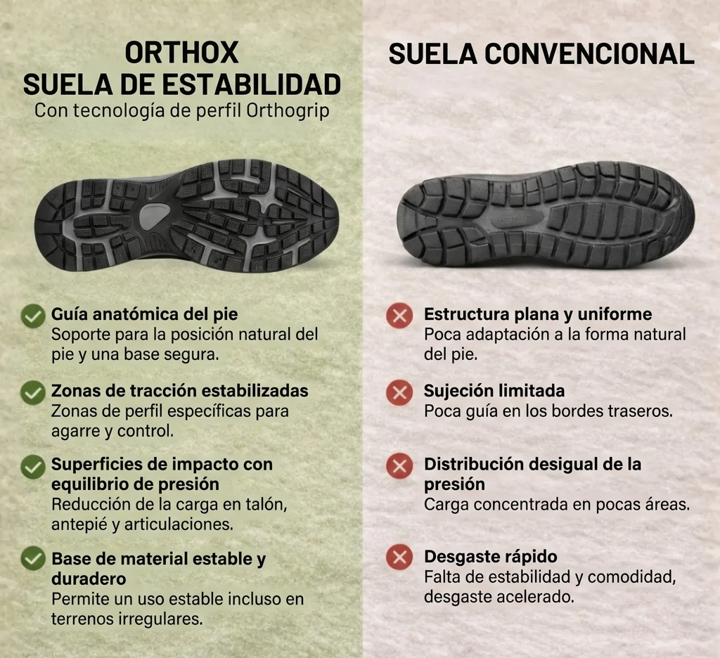OrthoX - Calzado de confort para el alivio del dolor - Unisex | Diseño Ergonómico