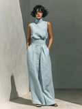 Maravilla | CONJUNTO PANTALÓN ANCHO DE ALGODÓN PARA MUJER
