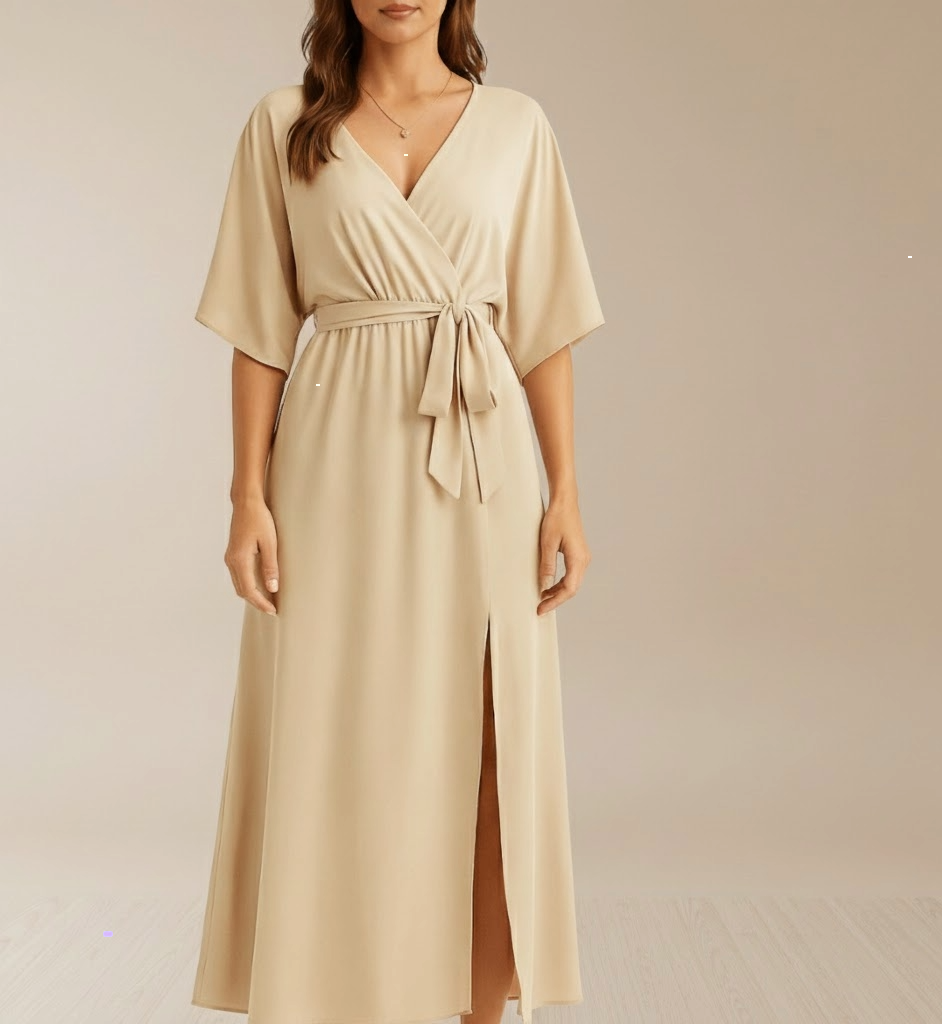 Vera | Vestido primaveral con cuello en V