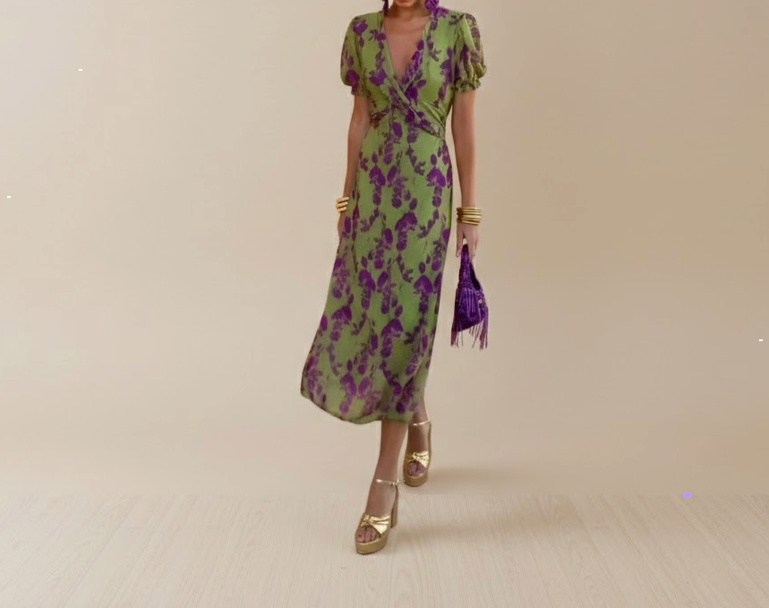 Lavanda | Vestido acampanado