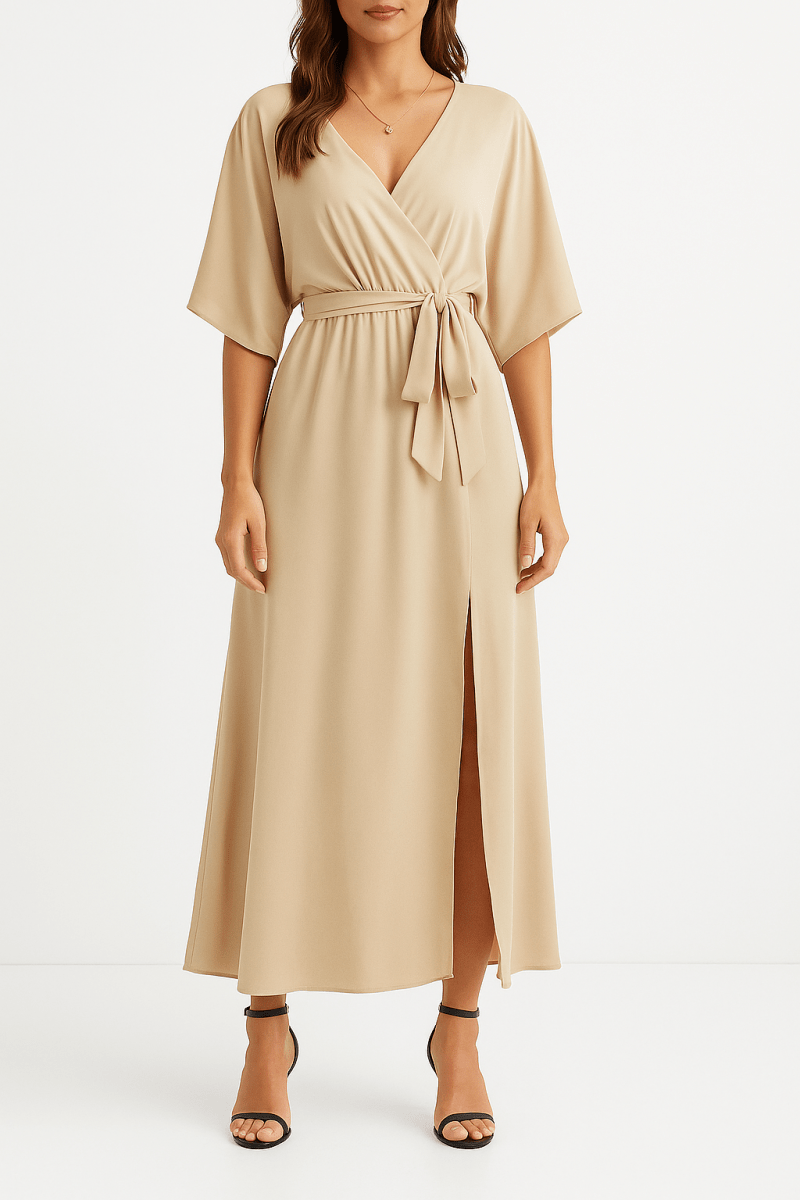 Vera | Vestido primaveral con cuello en V