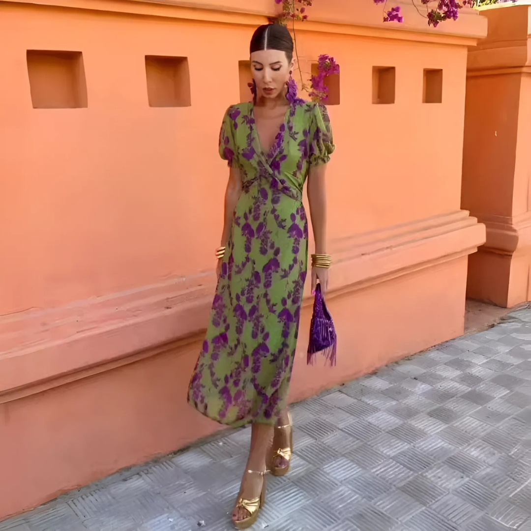 Lavanda | Vestido acampanado